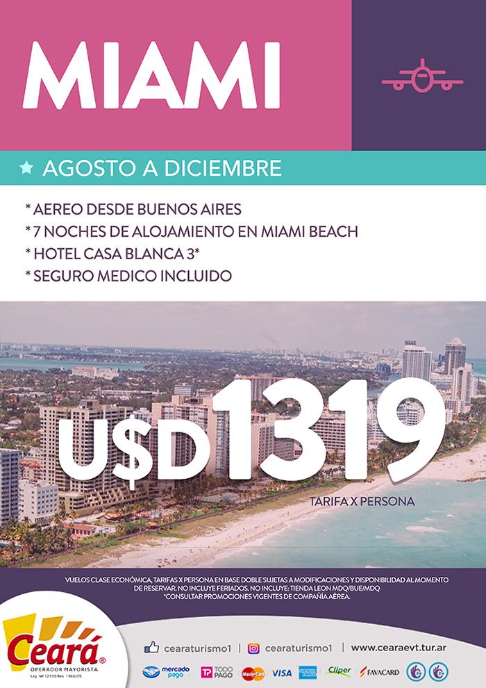 Paquete a Miami desde Buenos Aires